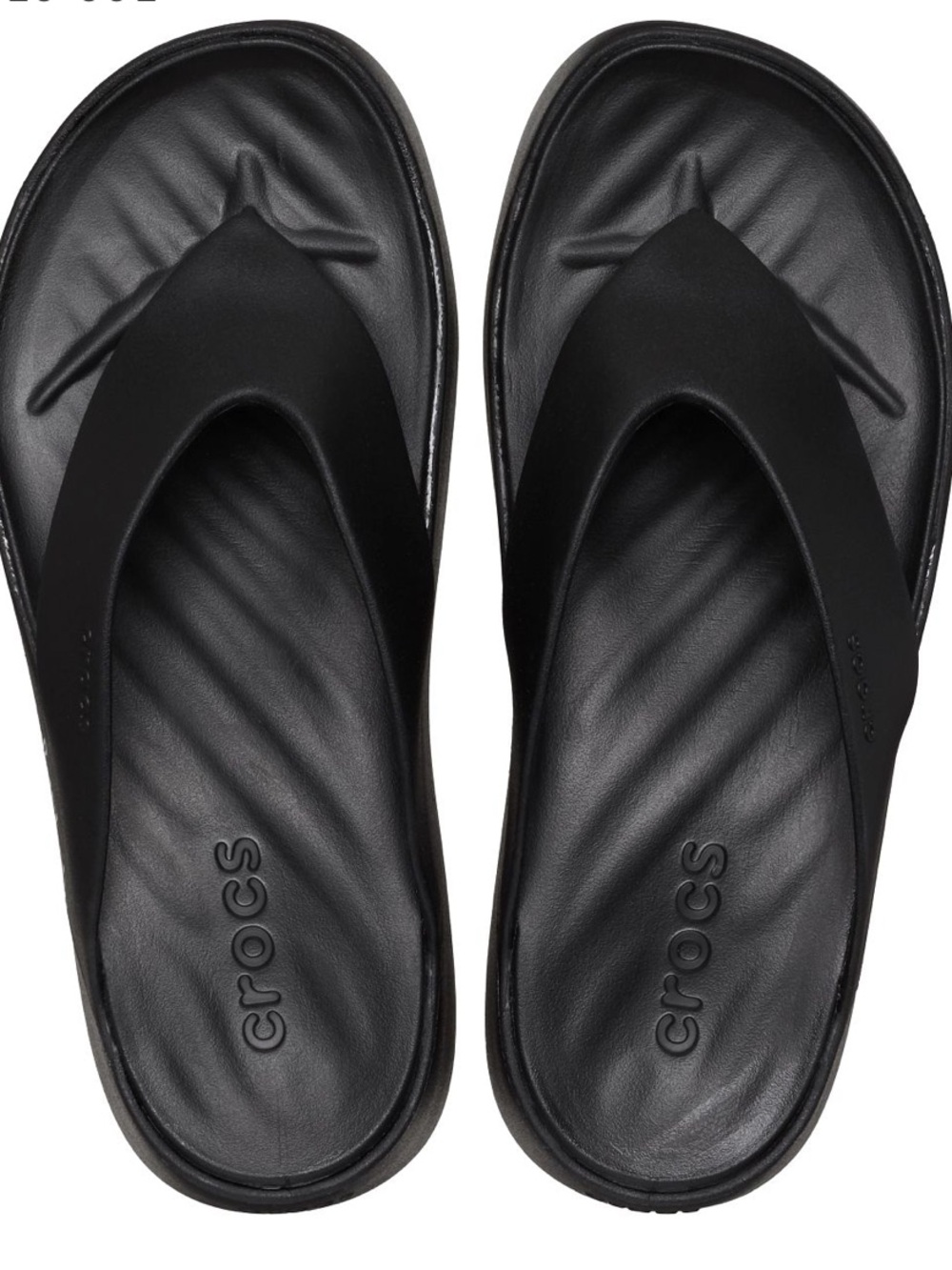 CROCS Black Getaway Platform Flip-Flop Sz 9